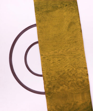 metallic green plain tissue organza fabric